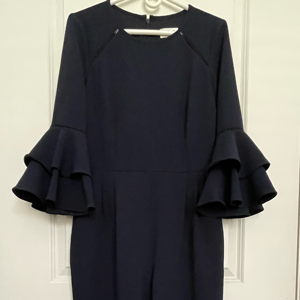 ELIZA J JUMPSUIT WITH BELL SLEEVES